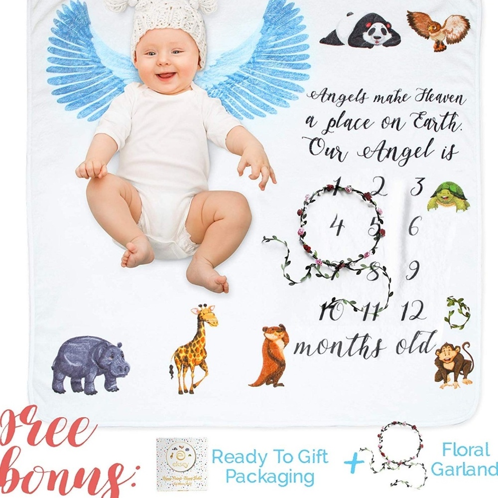 baby milestone blanket